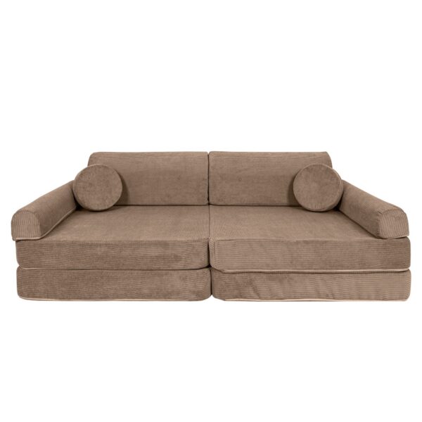 Large Modular Sofa for Kids - Slimcord Corduroy Brown