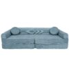 Large Modular Sofa for Kids - Slimcord Corduroy Turquise