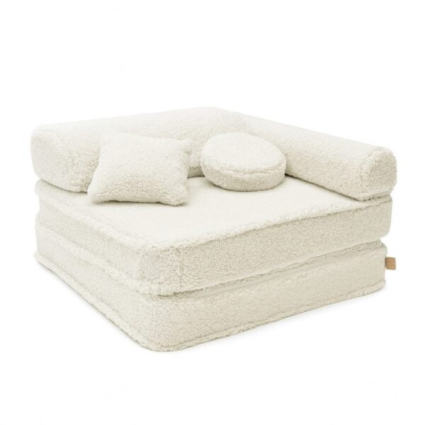 MeowBaby® Modular Children's Chair - Bearly Cream