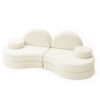 MeowBaby® Modular Sofa Coccolo for Kids - Bearly Cream