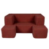 MeowBaby® Bearly Cube Sofa - Brown