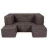 101566.jpg MeowBaby® Soft Velvet Cube Sofa - Brown