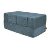 MeowBaby® Soft Velvet Cube Sofa - Turquoise