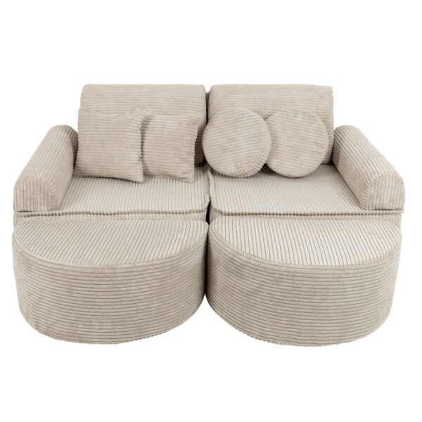 Meowbaby_Pocket-sofa-max_Aesthetic-Ecru1.jpg Medium Modular Sofa for Kids - Aesthetic Ecru Plus
