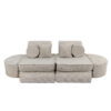 Medium Modular Sofa for Kids - Aesthetic Ecru Plus