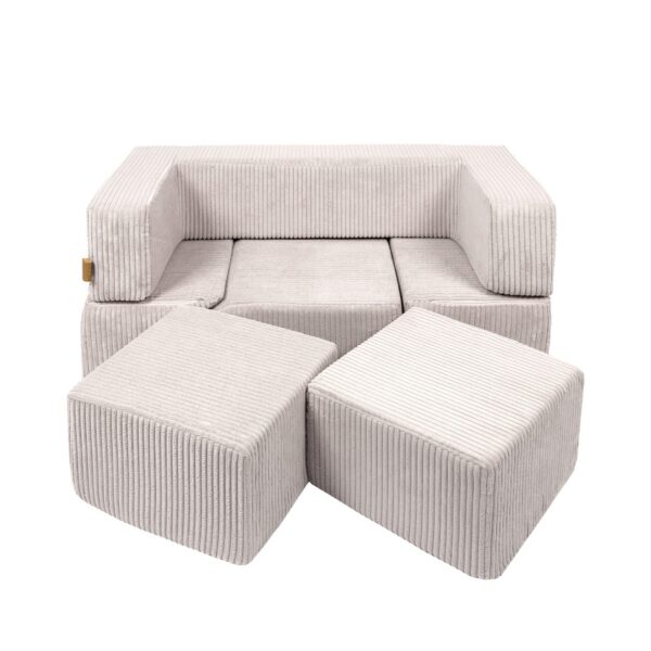 meowbaby-soft-velvet-bricks-sofa-ecru-4ed5c116.jpg MeowBaby® Soft Velvet Bricks Sofa - Ecru