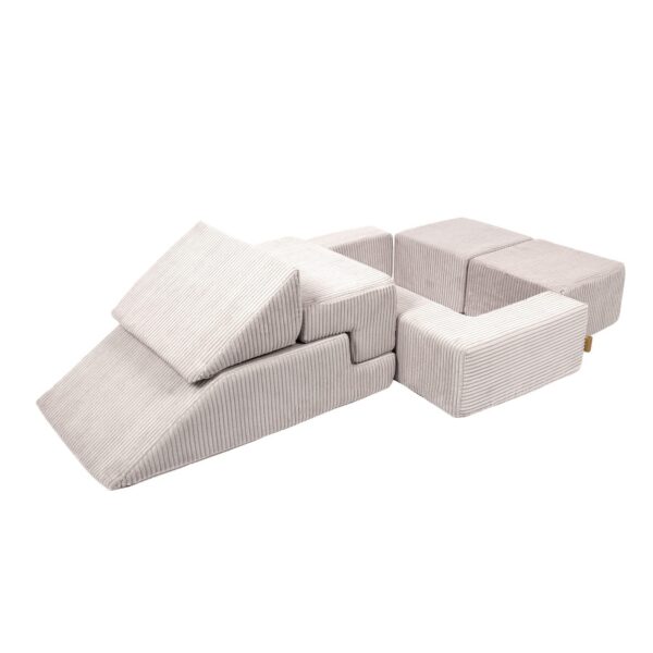 meowbaby-soft-velvet-bricks-sofa-ecru-6422bbbf.jpg MeowBaby® Soft Velvet Bricks Sofa - Ecru