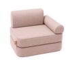 Small Indoor/Outdoor Outzy Pocket Sofa For Children - Rosy Dune Pink