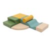 Soft Play 7 Foam Block Set - Pastel Turquoise Discoverer