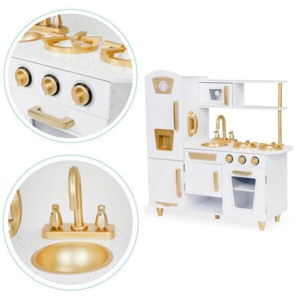 large-white-and-gold-wooden-play-kitchen-for-children-db380263.jpg Large White and Gold Wooden Play Kitchen for Children