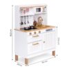 Large Wooden Play Kitchen with Sounds and LED