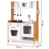 Wooden Play Kitchen with Multimedia Burners